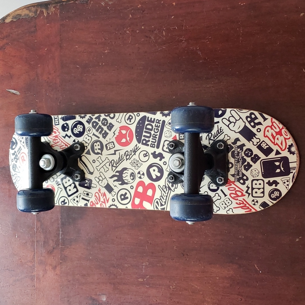 Vintage Rude Boyz Mini 17" Kids Skateboard